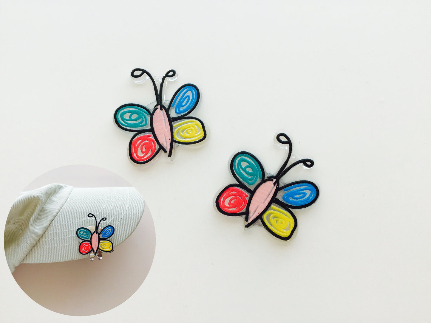 Butterfly Golf Ball Marker